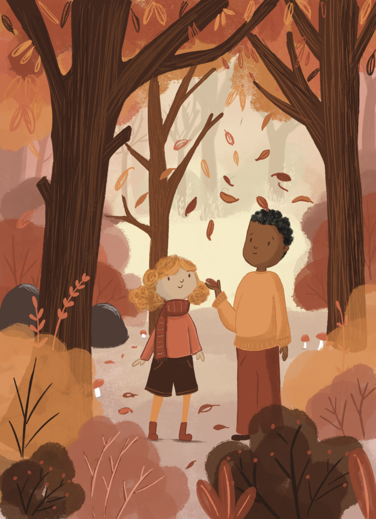 Autumnal Illustration by Nathalie Goss
