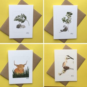 Spring Greetings Cards - Pack of 4