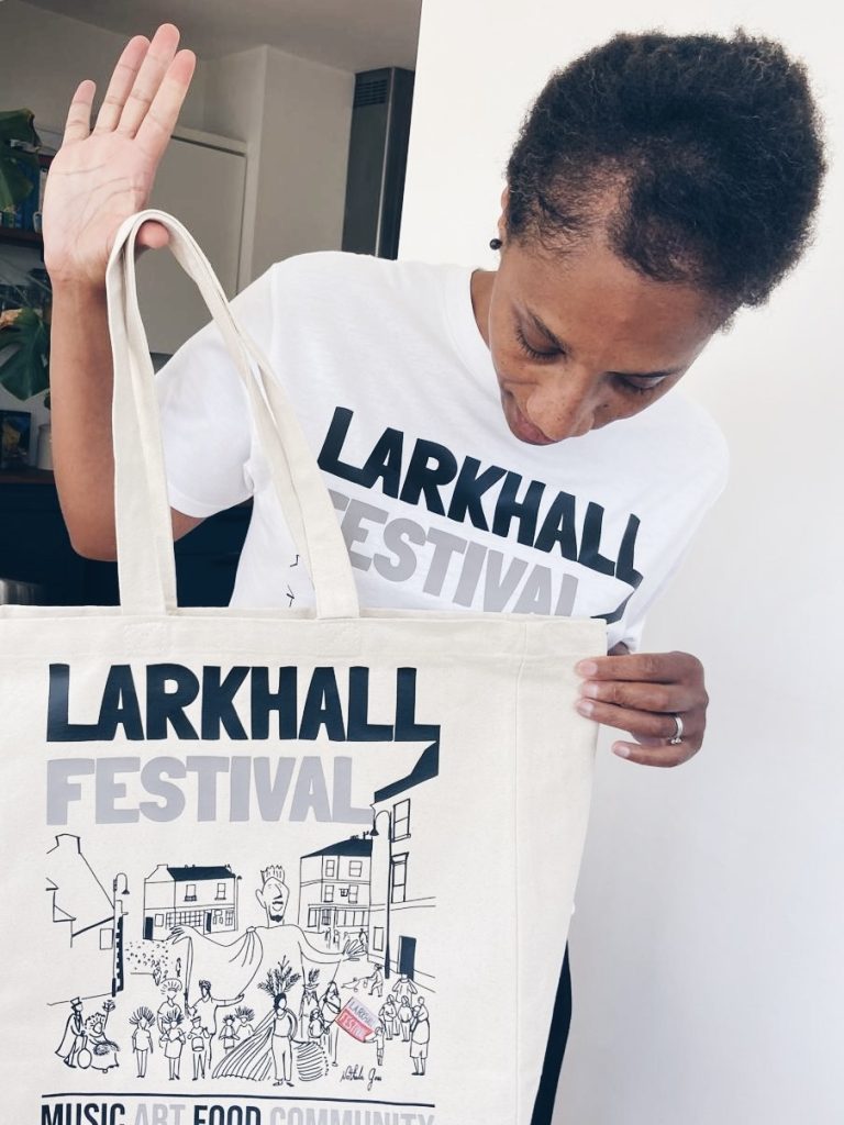 Larkhall Festival, marketing and merchandising material
