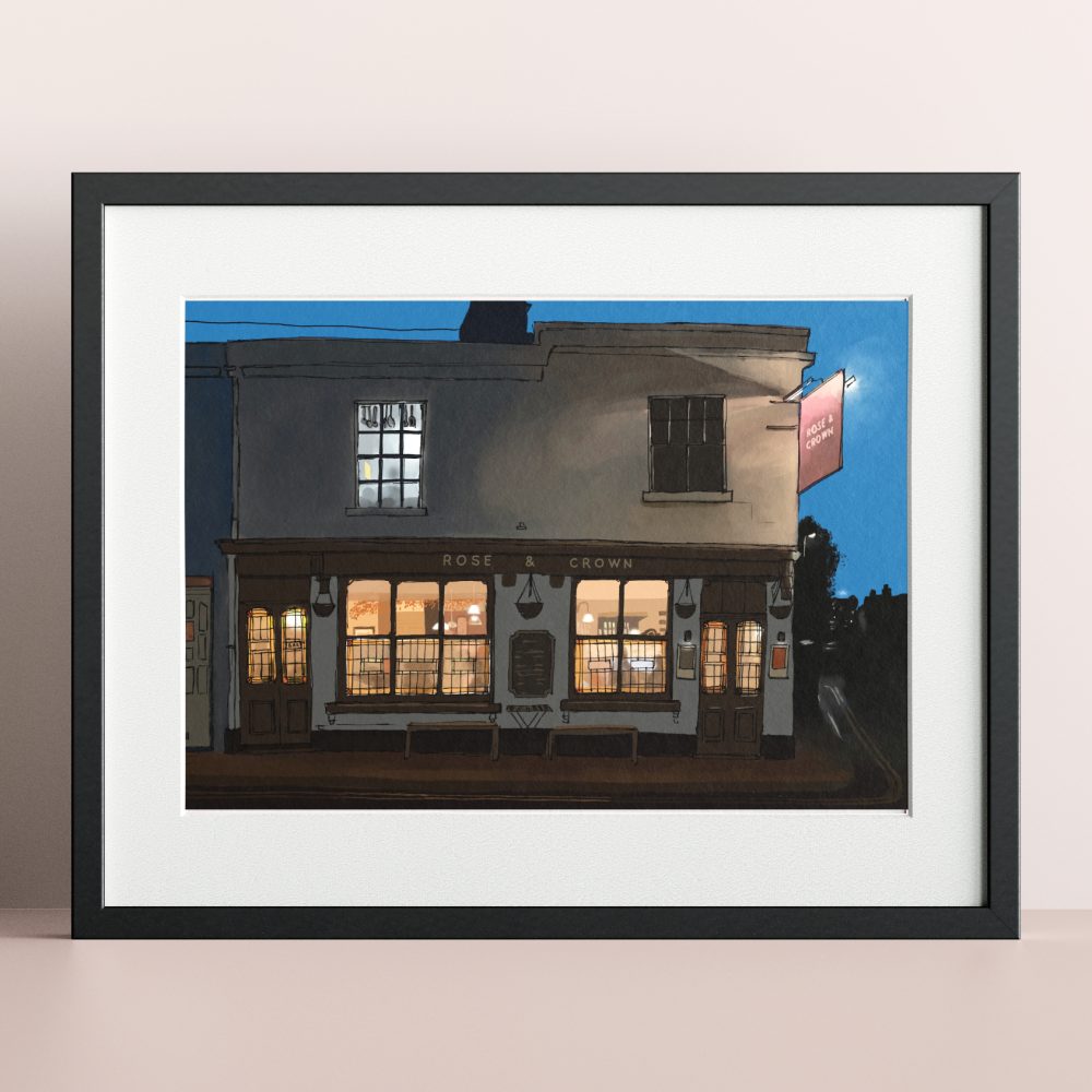Larkhall Print,Bath